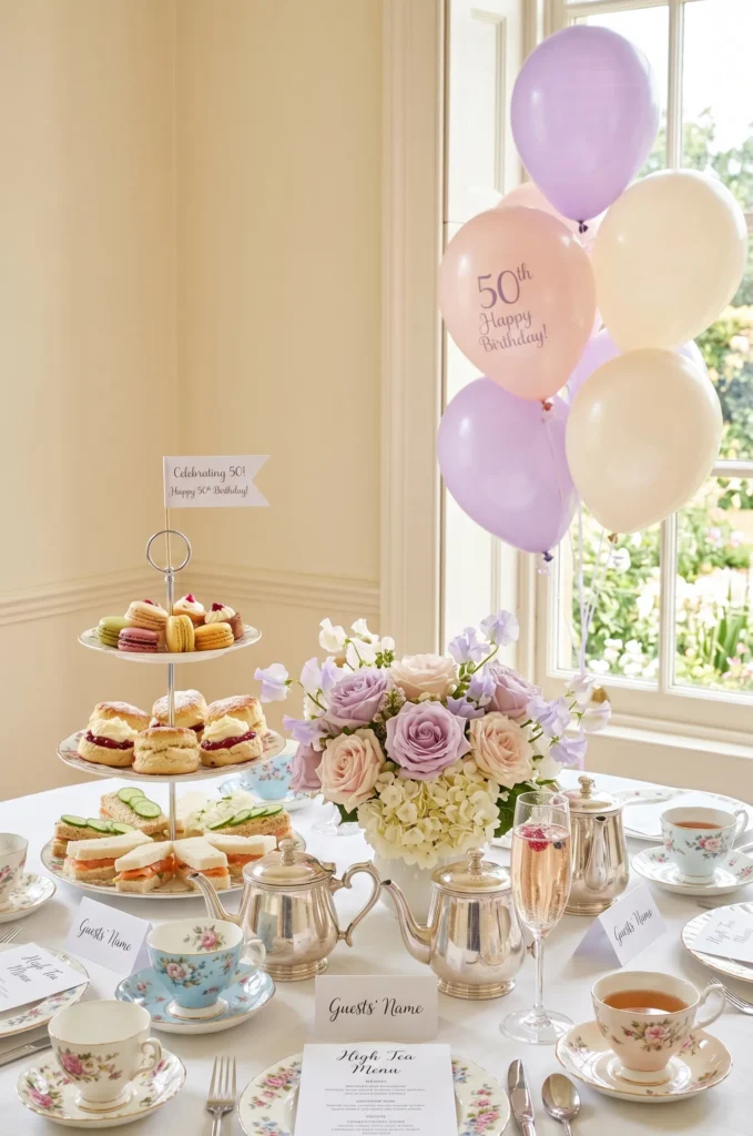 High Tea Brunch with Elegant Styling