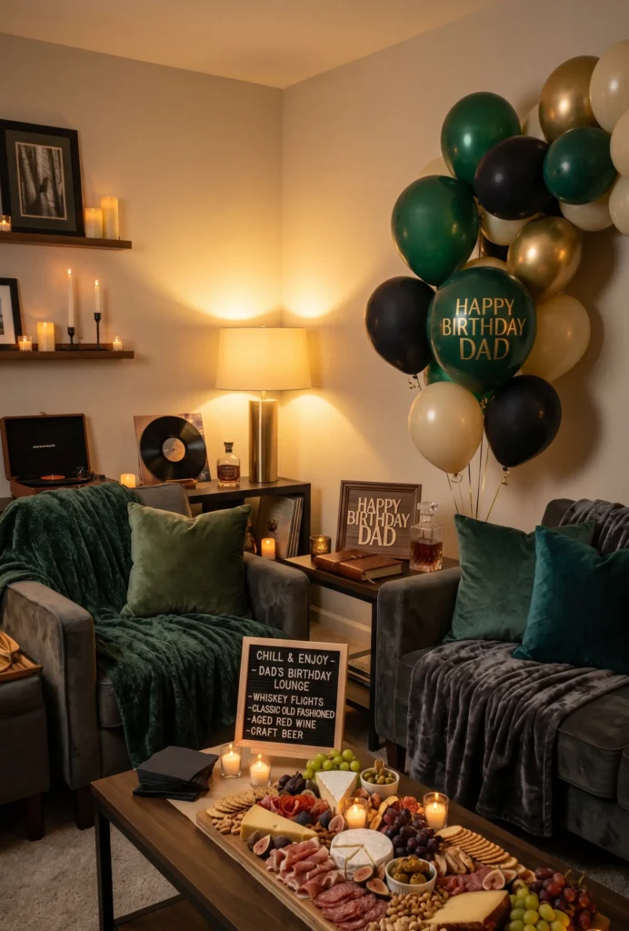 Indoor Luxury Lounge Setup at Home