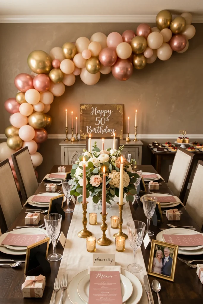 Intimate Family Dinner with Personal Touches