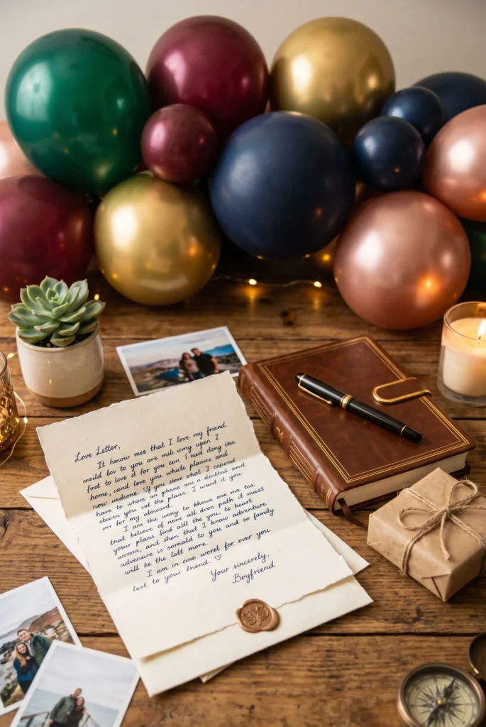 Love Letter with Meaningful Gift