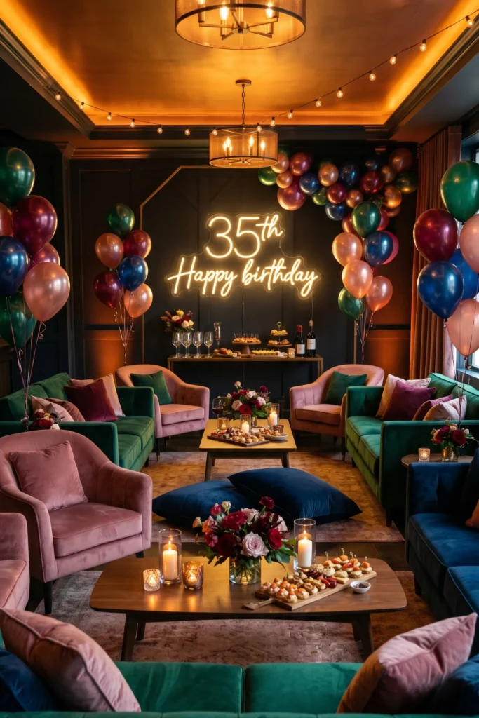 Luxury Velvet Seating Lounge Party