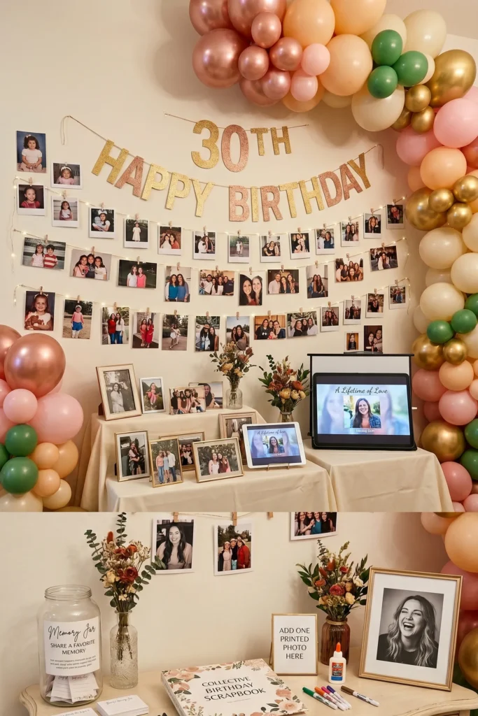 Memory Lane Photo and Video Tribute Party