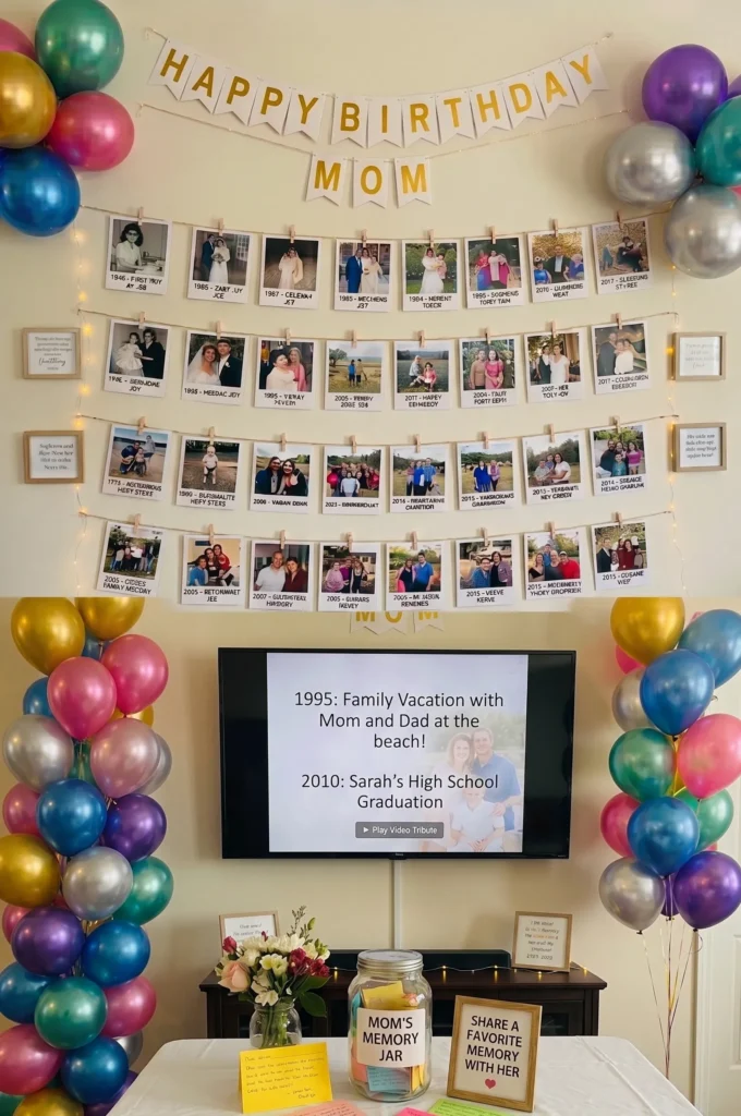 Memory Lane Photo and Video Tribute Party