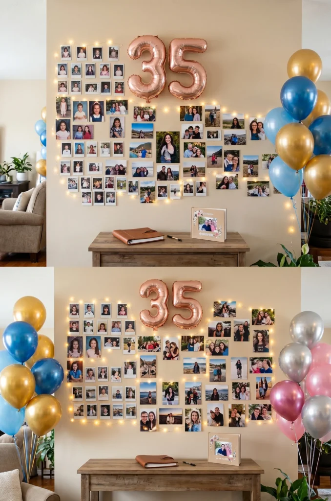 Memory Photo Wall Celebration Party
