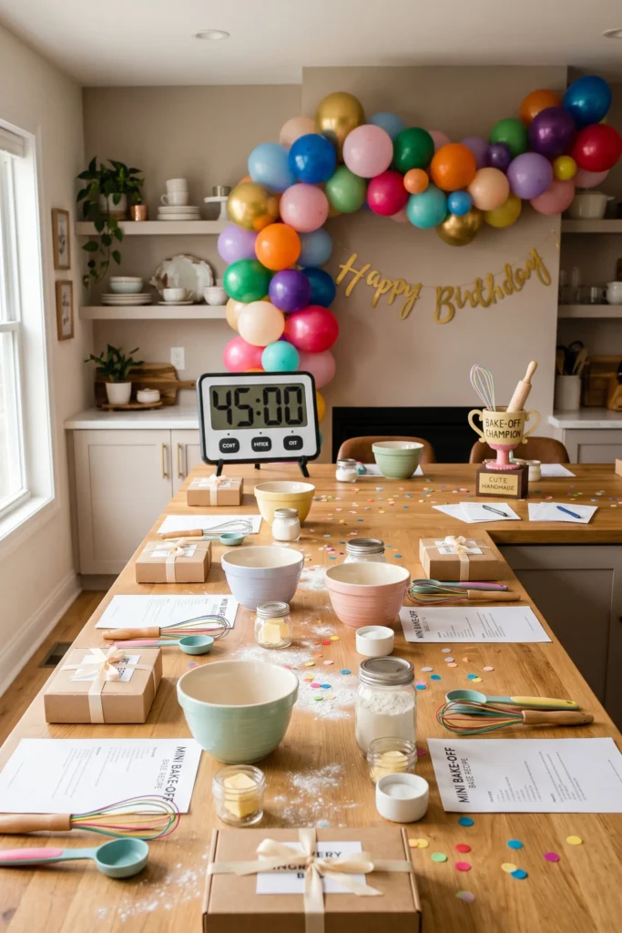 Mini Bake Off Challenge Party