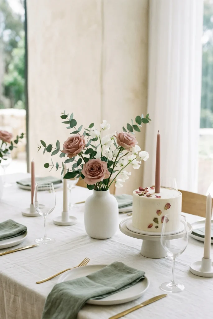  Minimalist Pastel Chic Birthday Setup