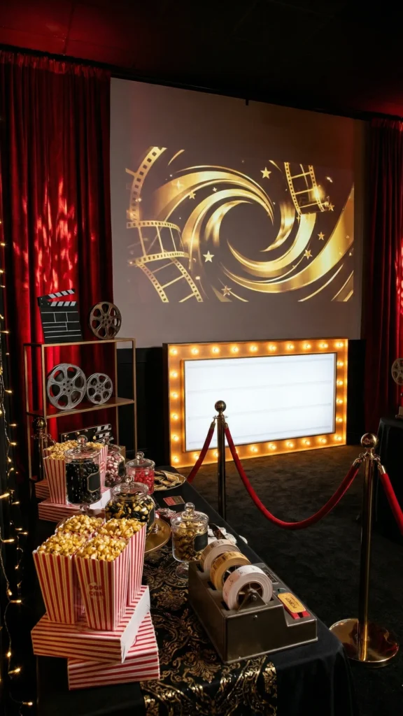 Movie Night or Cinema Theme