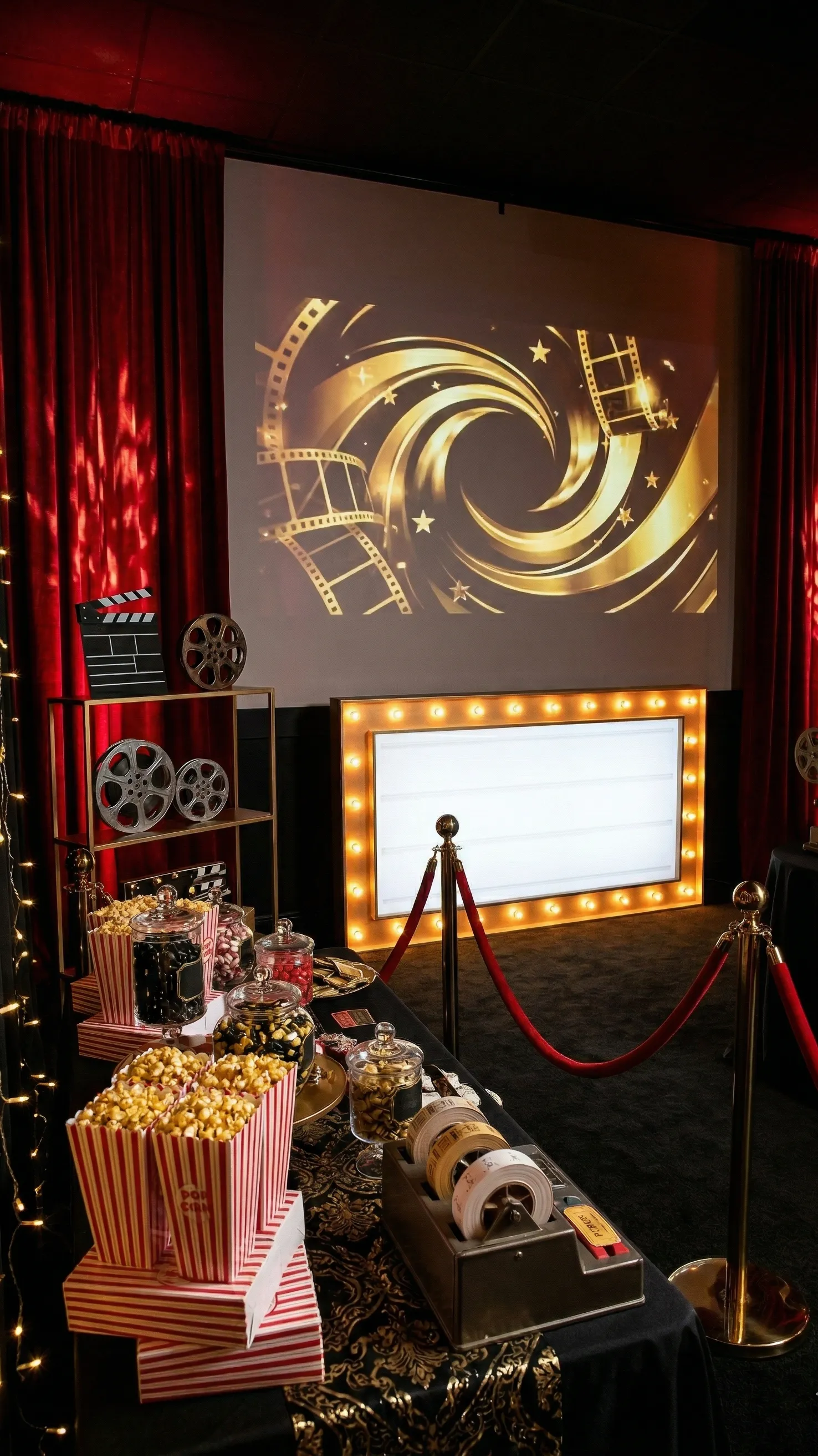 Movie Night or Cinema Theme