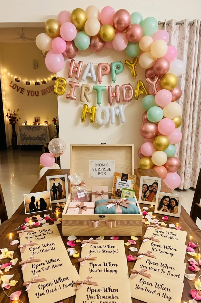 Open When" Letters and Emotional Surprise Box Party