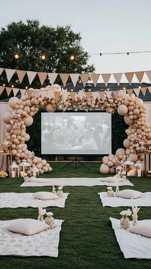 Outdoor Movie Night Under the Stars