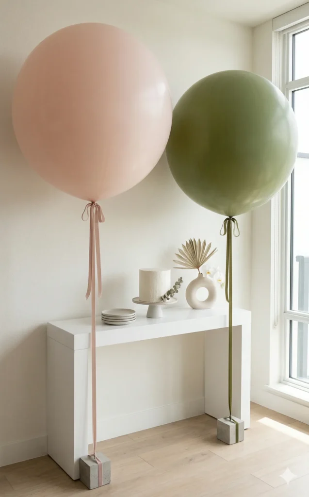 Oversized Balloons as Statement Pieces