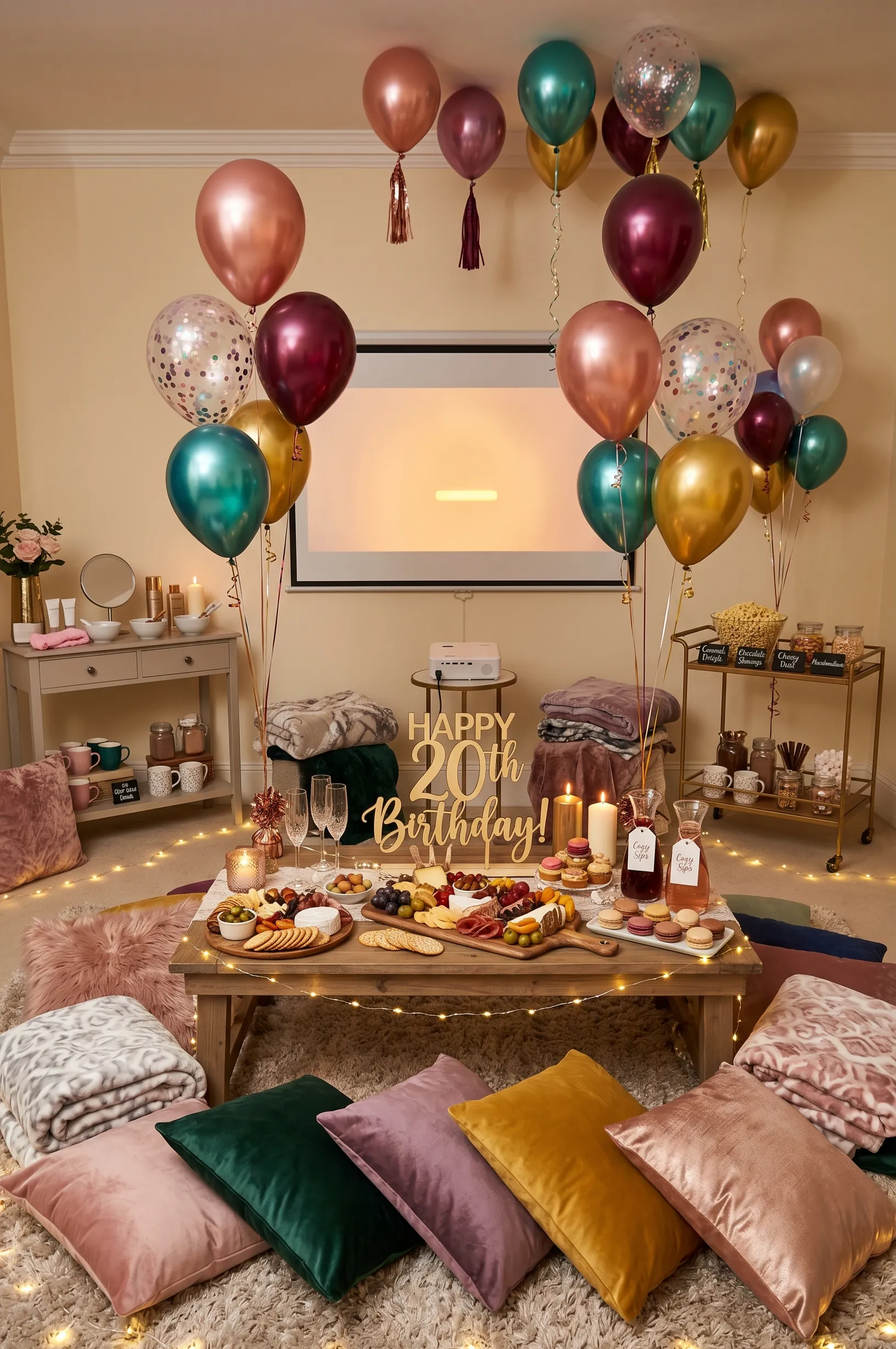 Pajama Party with Cozy Luxe Setup