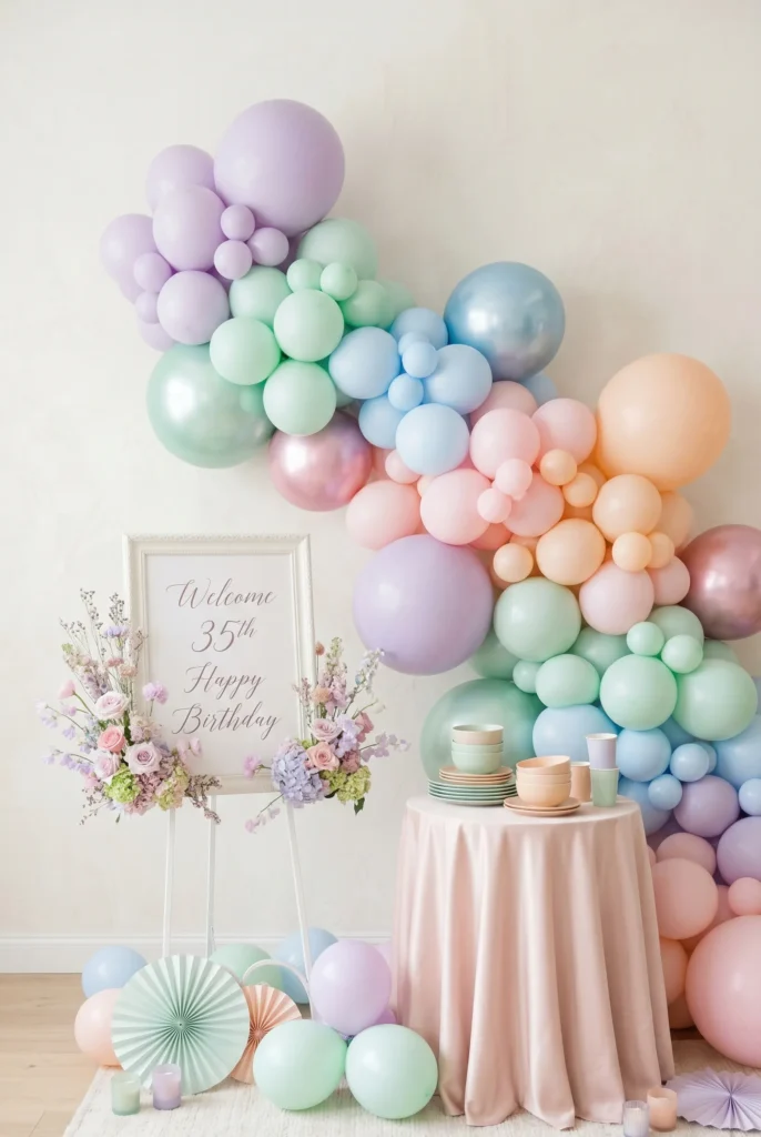 Pastel Aesthetic Birthday Theme