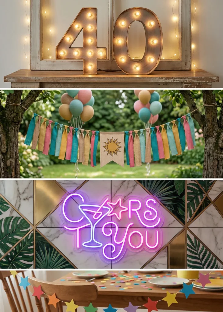 Personalized Banner or Marquee Letters