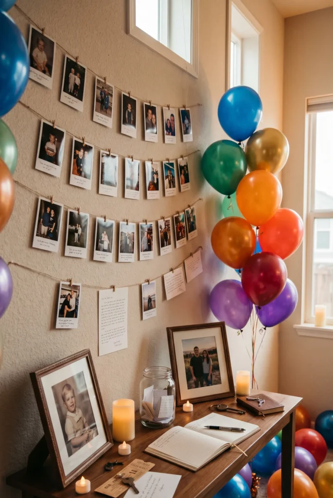 Personalized Memory Lane Celebration