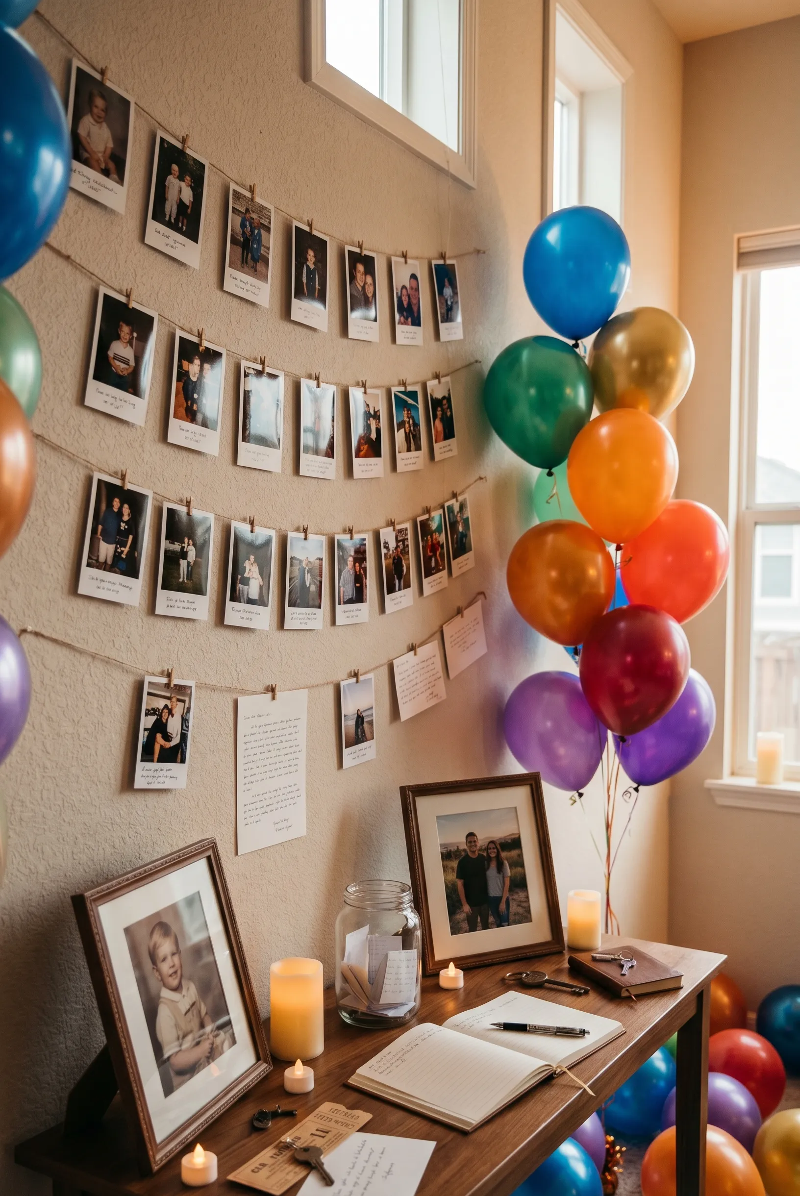 Personalized Memory Lane Celebration