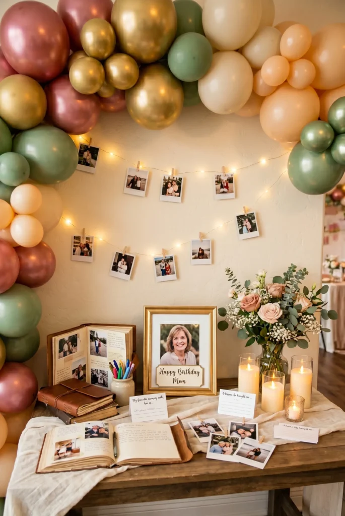 Personalized Scrapbook or Memory Corner Party