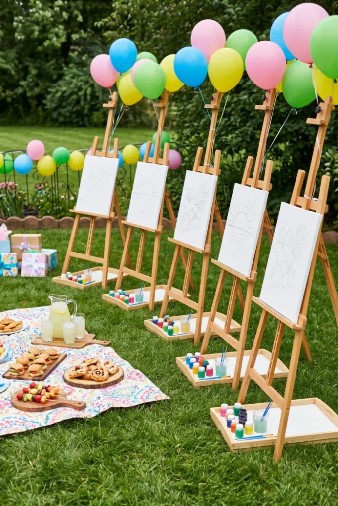 Picnic and Painting Creative Party