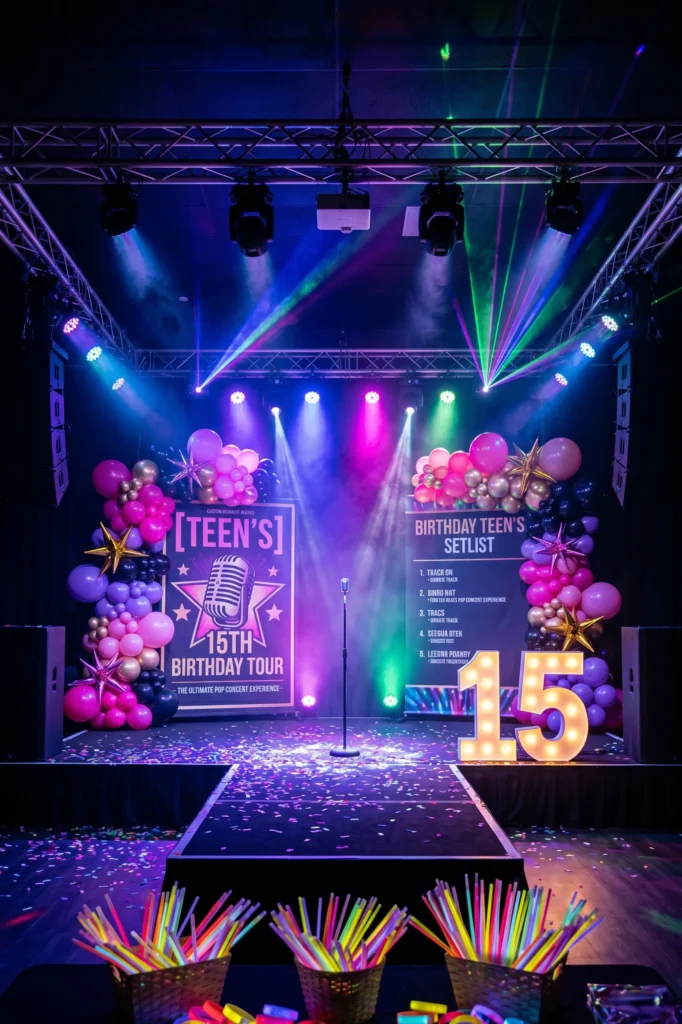 Pop Star and Concert Theme Party