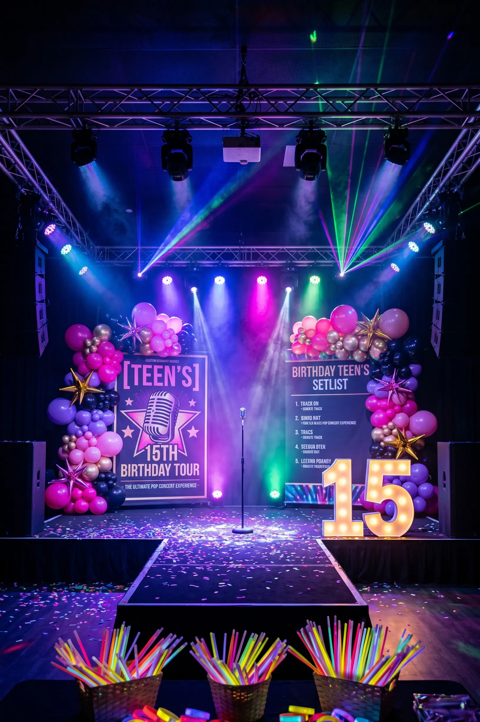 Pop Star and Concert Theme Party
