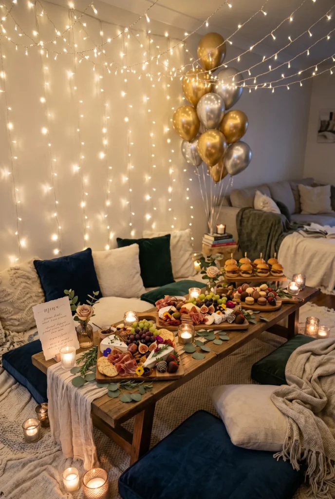 Private Picnic with Fairy Lights