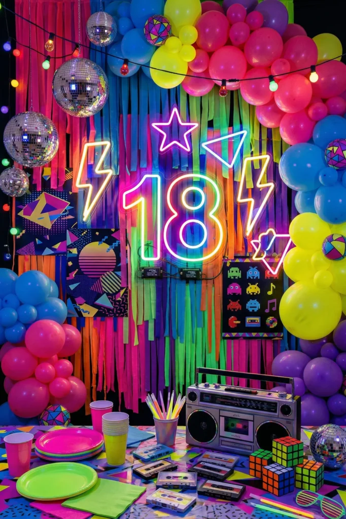 Retro 80s Throwback Dance Party