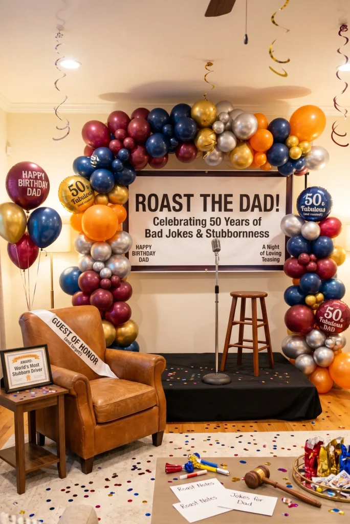Roast the Dad" Funny Comedy Party