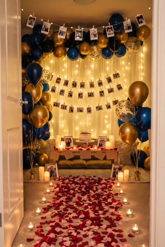 Romantic Room Decoration Setup