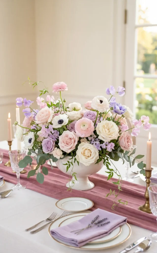 Soft Pastel Garden Florals