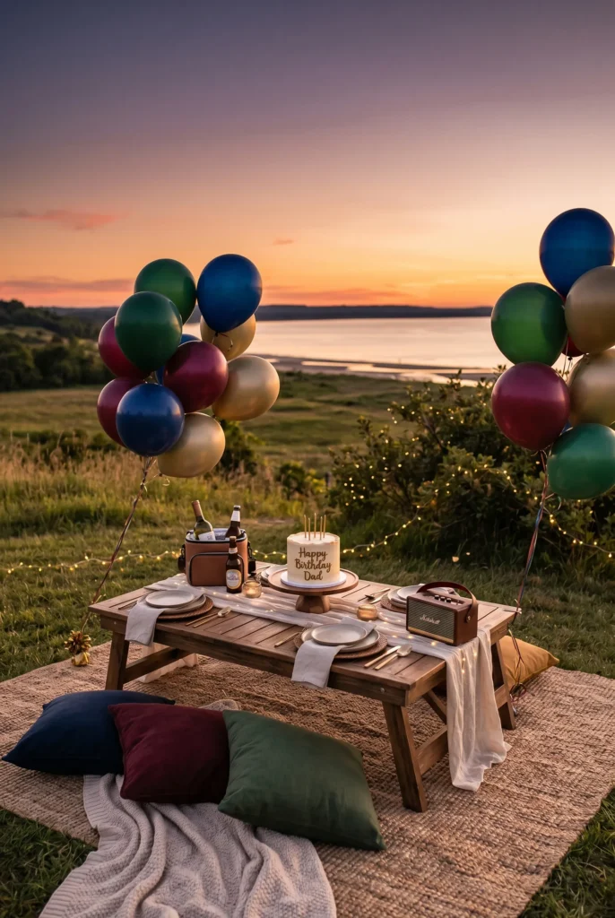Sunset Dinner Picnic with Music