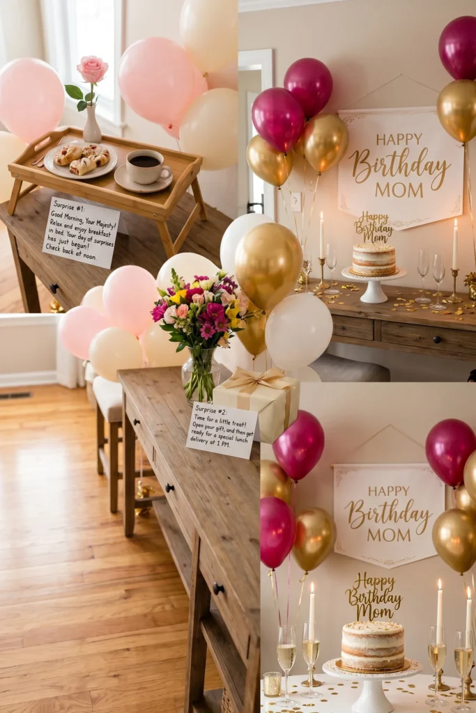 Surprise "All Day Queen" Celebration at Home