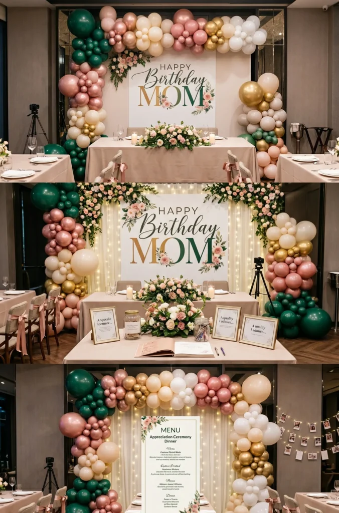 Thank You Mom" Appreciation Ceremony Party