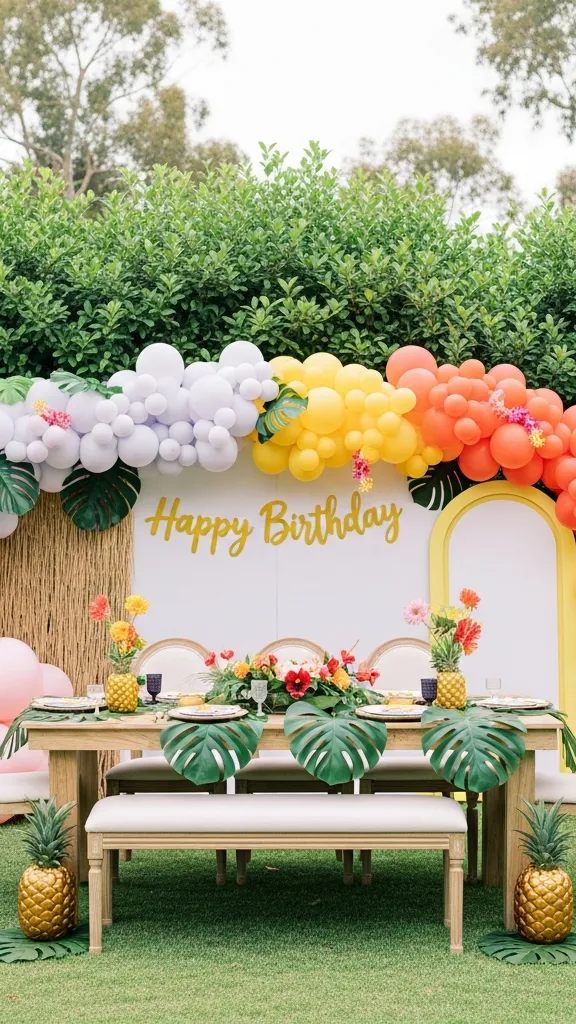 Tropical Luau or Beach Vibes Party