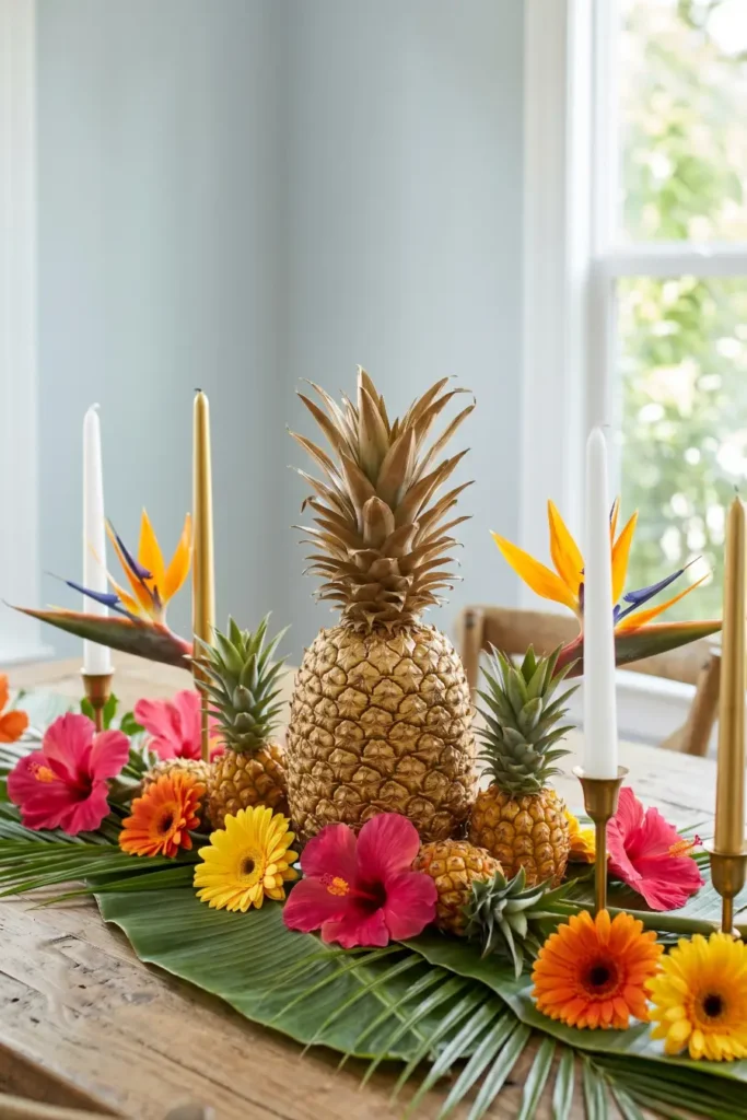 Tropical Pineapple Accent Centerpieces