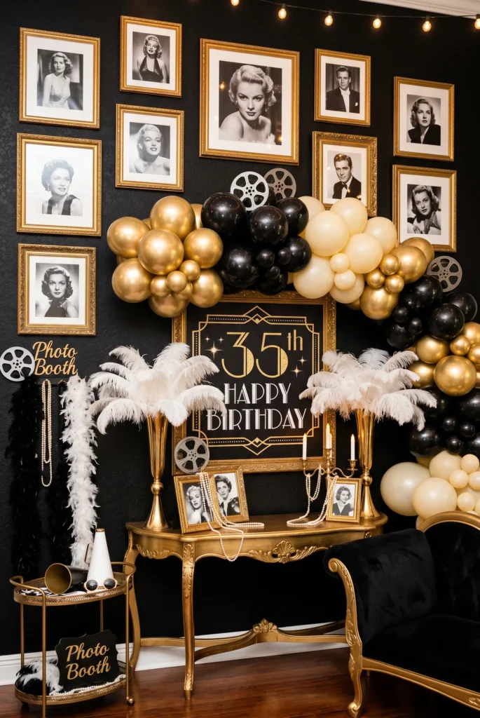 Vintage Hollywood Glam Night