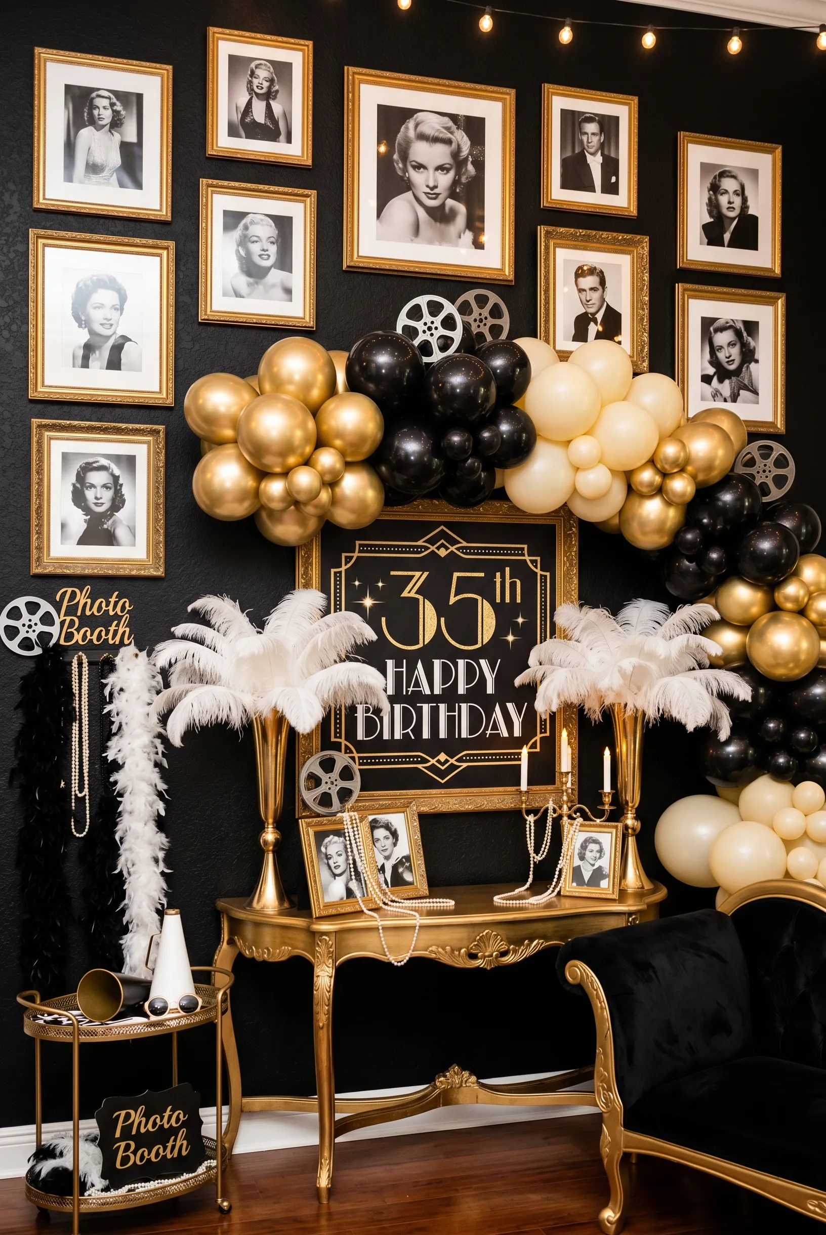 Vintage Hollywood Glam Night