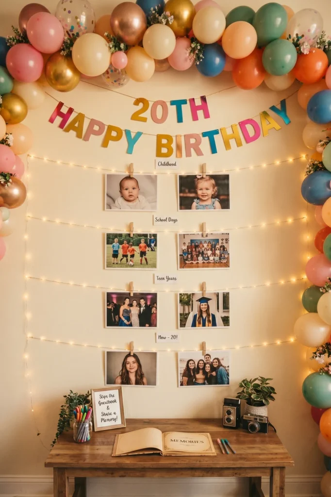 Vintage Polaroid Memory Wall Party