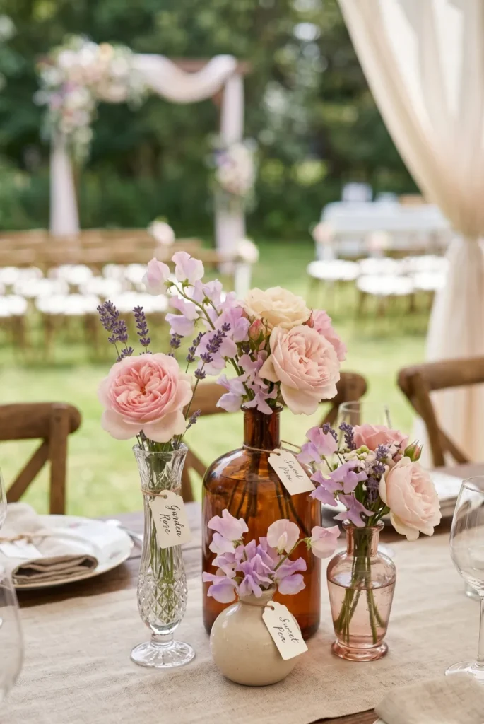 Vintage Vase Floral Mix