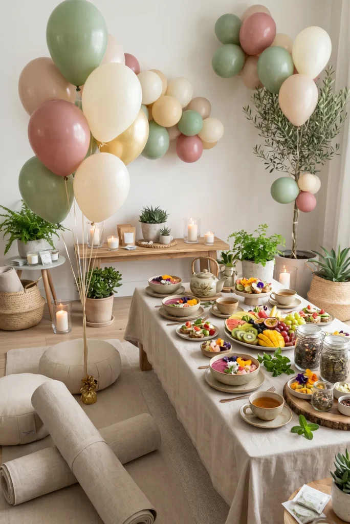 Wellness Day with Yoga, Meditation, and Healthy Food