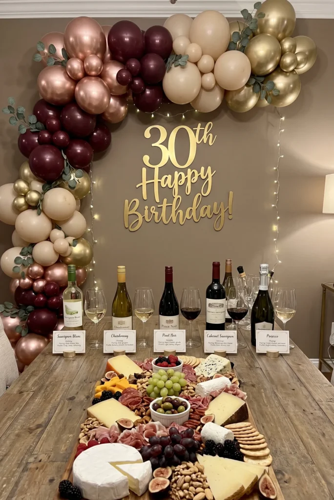 Wine and Cheese Tasting Night Party