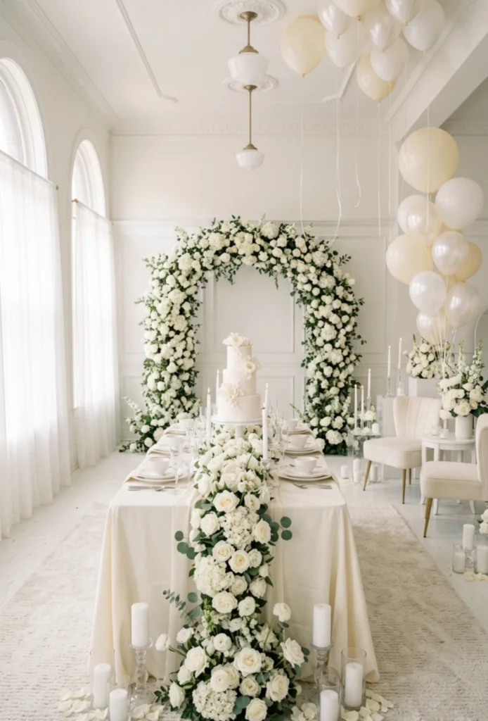 All White Elegant Luxe Theme