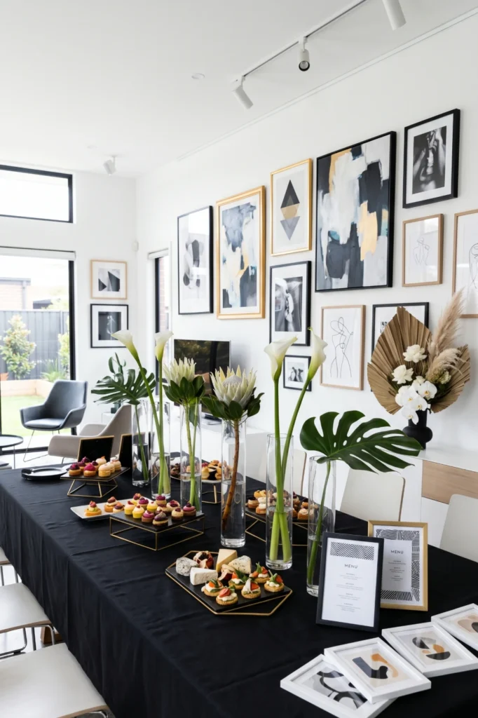 Art Gallery Chic Modern Theme