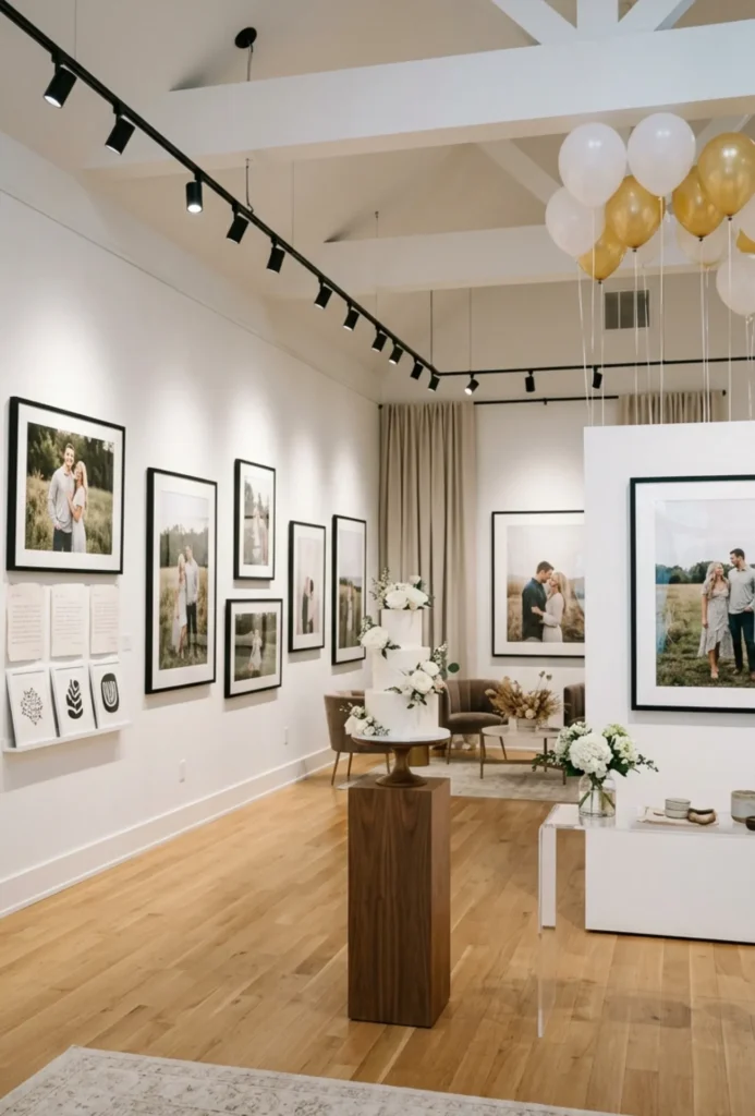 Art Gallery Style Engagement Party