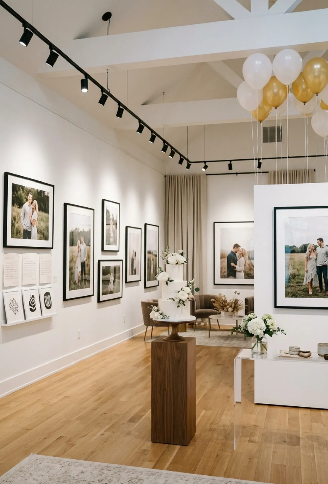 Art Gallery Style Engagement Party