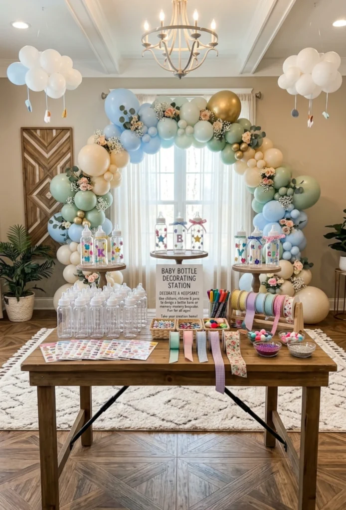 Baby Bottle Decorating Craft
