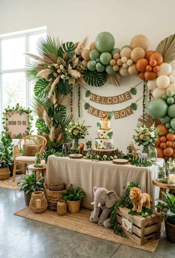 Baby Boy Safari Jungle Theme