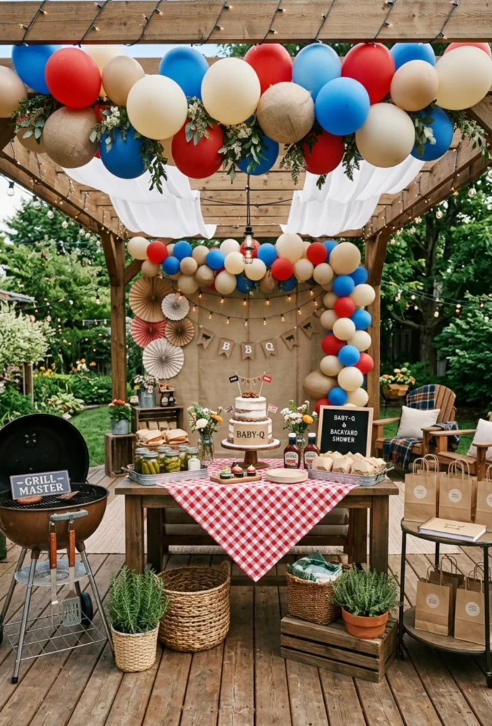 Baby-Q Backyard BBQ Party