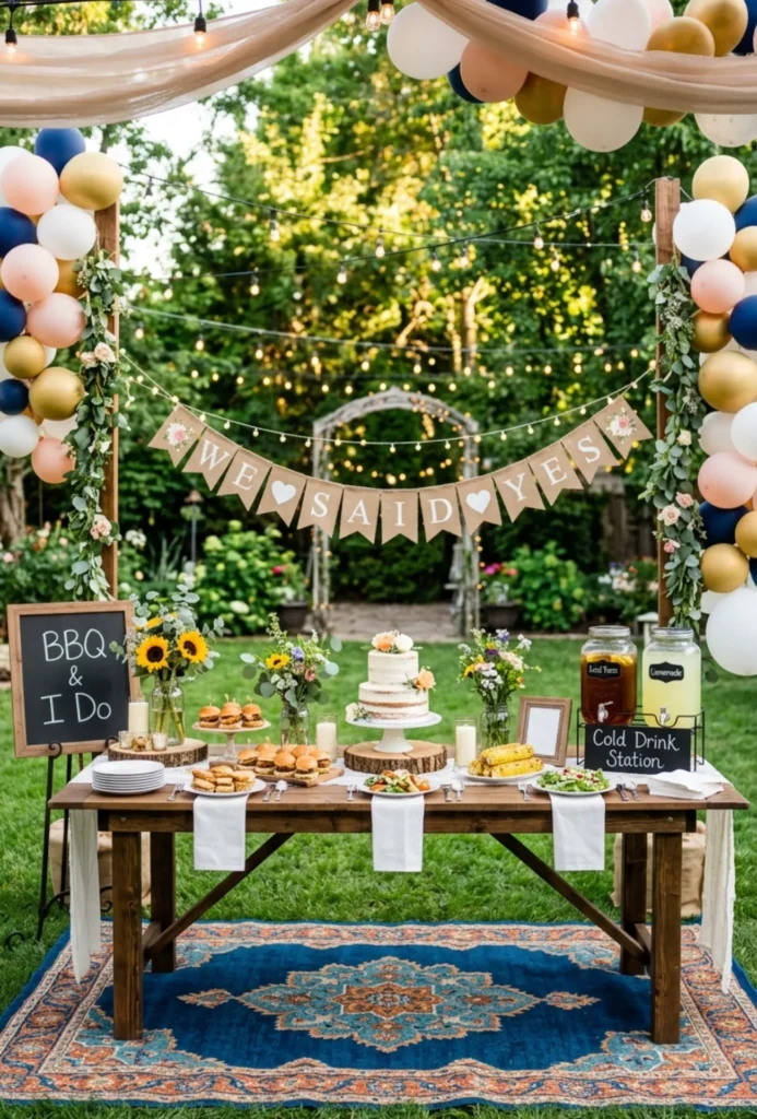 Backyard BBQ "I Do" Celebration
