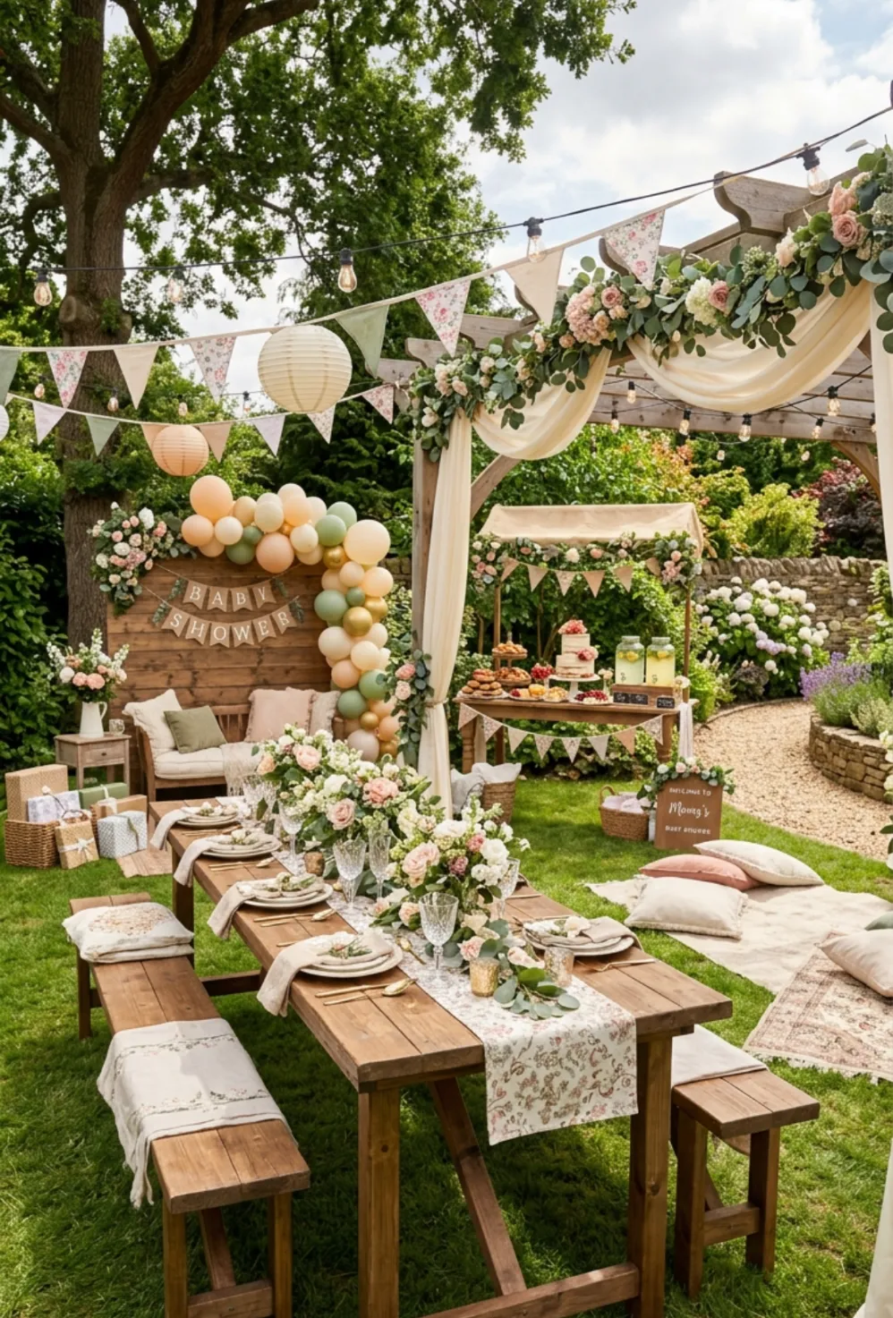 Backyard Brunch Baby Shower