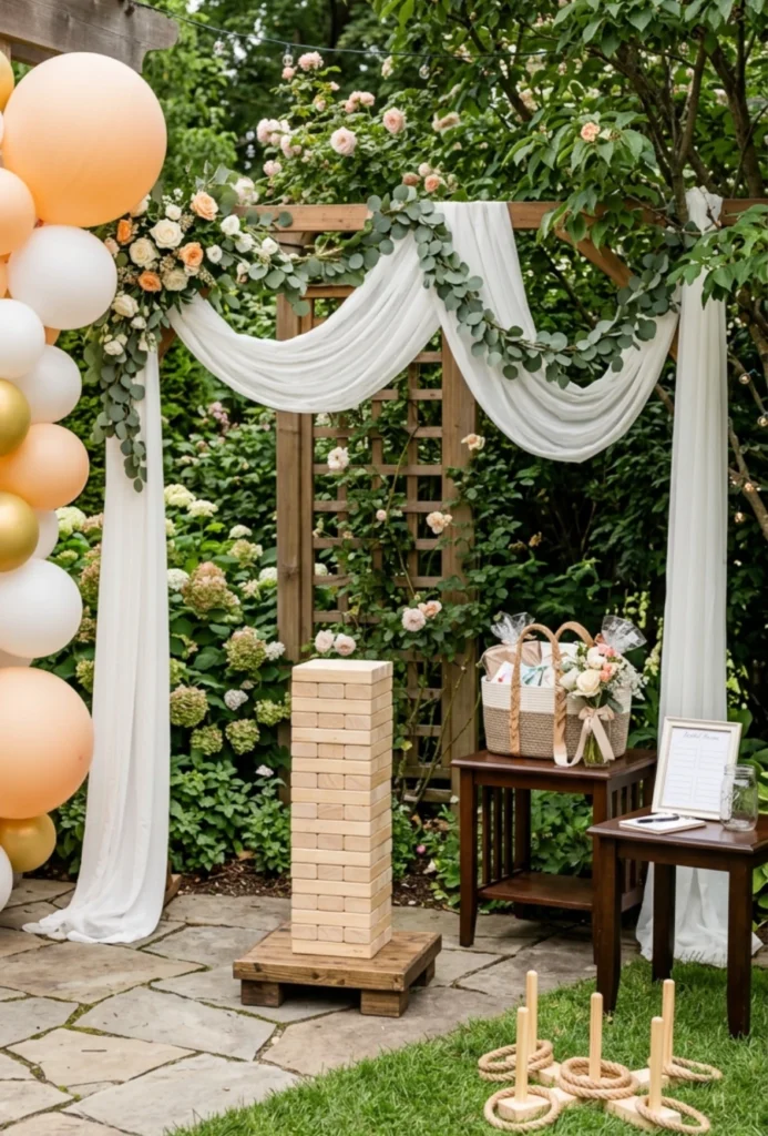 Backyard Garden Games Corner